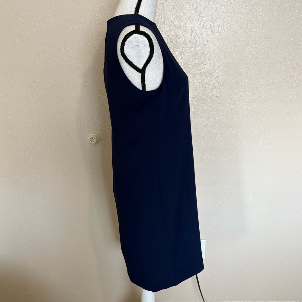 NWT Quince Navy Blue Sleeveless Mini Dress Women’s Size Small - Picture 3 of 9